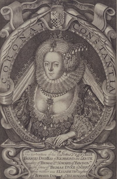 フランシス、リッチモンド公爵夫人（1578年-1639年）、バージニア州の将軍歴史、1624年 作： John Smith 2