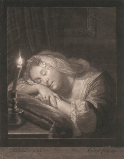 眠る女 作： John Smith