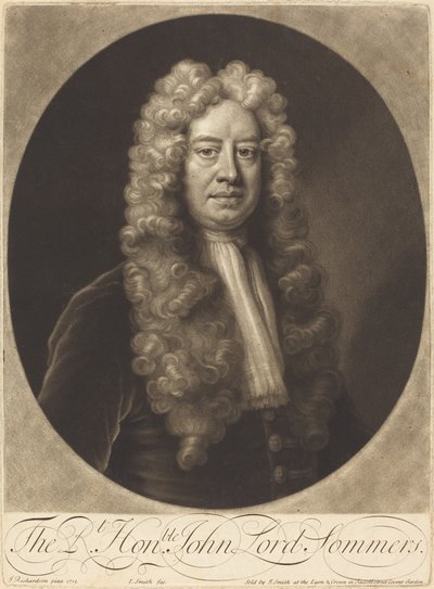 ジョン・ロード・サマーズ 作： John Smith after Jonathan Richardson, Sr.