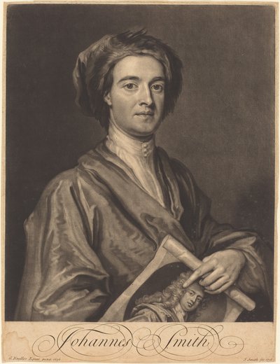 ジョンスミス 作： John Smith after Sir Godfrey Kneller