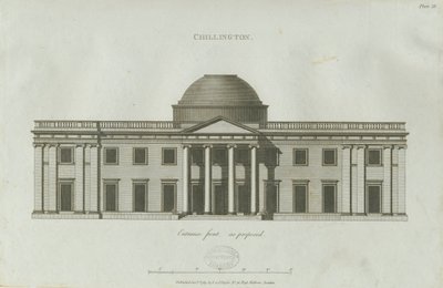 チリントンホール：彫刻 作： John Soane
