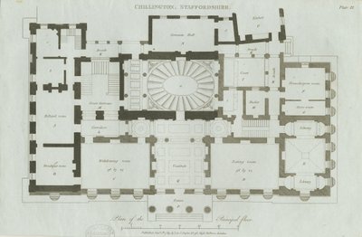 チリントンホール：彫刻 作： John Soane