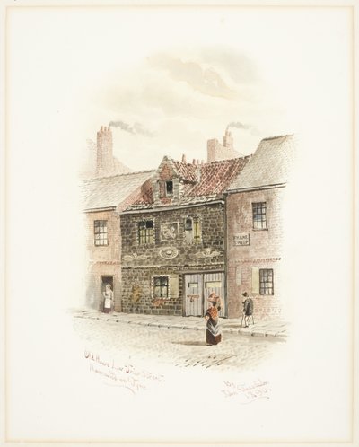 Old House Low Friar Street、ニューカッスルアポンタイン（ボディカラー） 作： John Teasdale