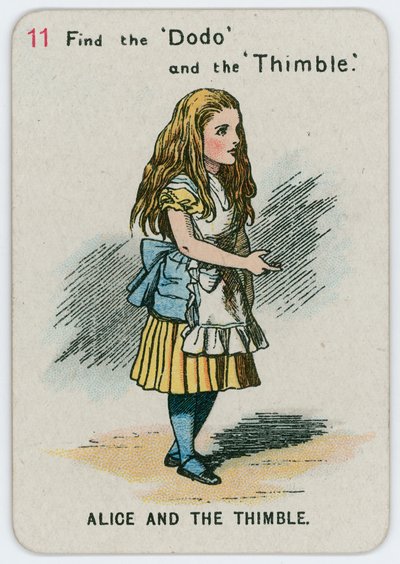 アリスと指ぬき 作： John Tenniel