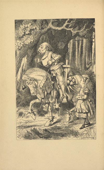 アリスと白騎士。 作： John Tenniel