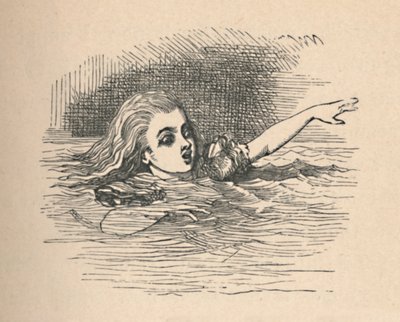 涙の海のアリス、1889 作： John Tenniel