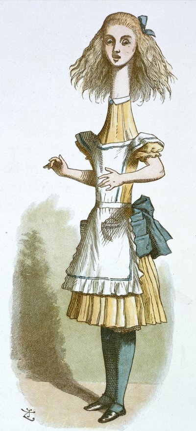 首の長いアリス 作： John Tenniel