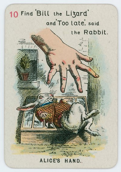 アリスの手 作： John Tenniel