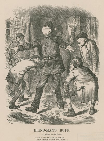 ブラインドマンズ・バフ（エングレーヴィング） 作： John Tenniel