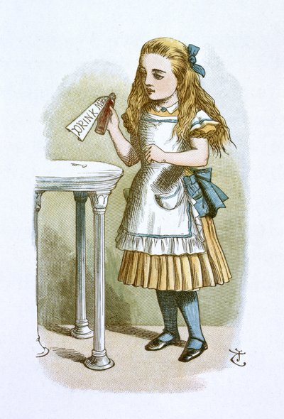 私を飲んで 作： John Tenniel