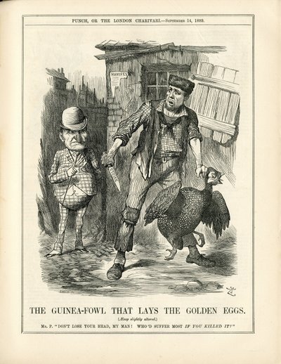 ジョン・テニエル（1820-1914）が『パンチ』に描いたイラスト 作： John Tenniel
