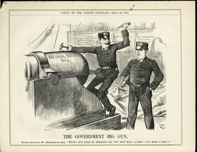 Punch』に掲載されたジョン・テニエル（1820-1914）のイラスト 作： ジョン・テニエル