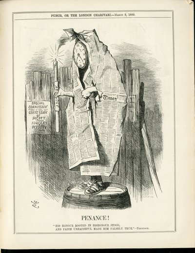 Punch』に掲載されたジョン・テニエル（1820-1914）のイラスト 作： John Tenniel