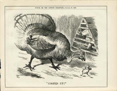 Punch』に掲載されたジョン・テニエル（1820-1914）のイラスト 作： John Tenniel