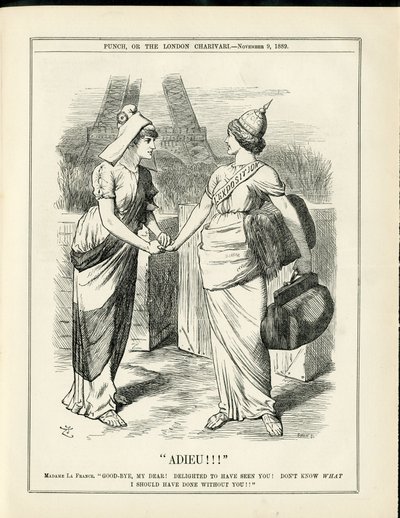 Punch』に掲載されたジョン・テニエル（1820-1914）のイラスト 作： John Tenniel