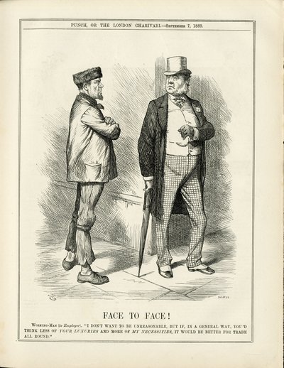 Punch』に掲載されたジョン・テニエル（1820-1914）のイラスト 作： John Tenniel