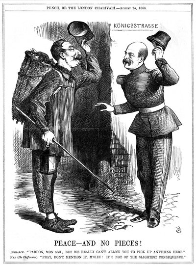 平和-そしてピースなし！、1866 作： John Tenniel
