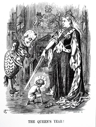 ヴィクトリア女王のダイヤモンド・ジュビリー 作： John Tenniel