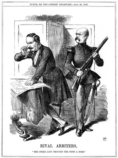 ライバルアービターズ、1866 作： John Tenniel