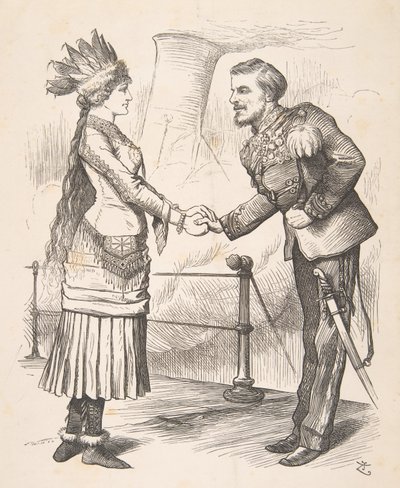 1878 年 9 月 28 日、ベスト オブ フレンズ マスト パート パンチ。 作： John Tenniel