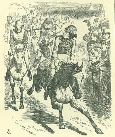 ザ・ダービー 作： John Tenniel