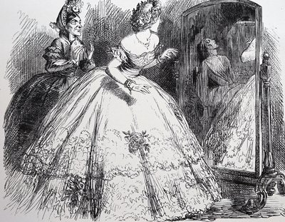 お化けの女 作： John Tenniel