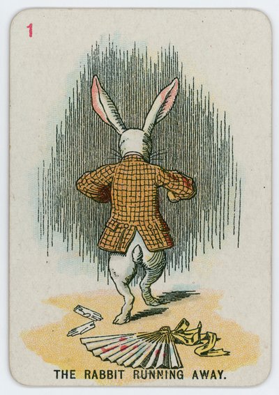 逃げるうさぎ 作： John Tenniel