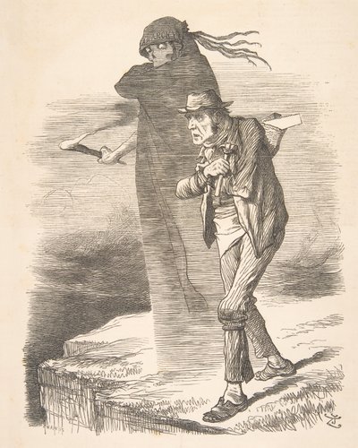 テンプター パンチ、1886 年 11 月 27 日、1886 年。 作： John Tenniel