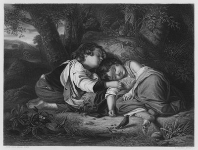 ロイヤルコレクションの絵からの森の子供たち 作： John Thomas Peele