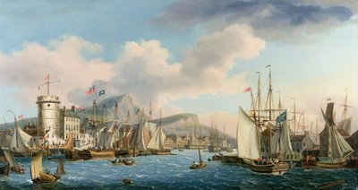 リースハーバー、1825 作： John Thomas Serres