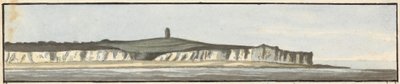The South Foreland (1 つの台紙に描かれた 3 つの絵のうちの 1 つ) 作： John Thomas Serres
