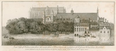 水からウェストミンスターの東ビュー 作： John Thomas Smith