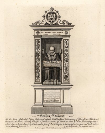 John Stowe, Historian and Antiquarian. 作： John Thomas Smith