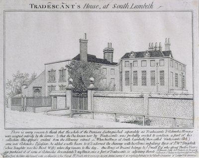 タレットハウス、ランベス、1798年のビュー 作： John Thomas Smith