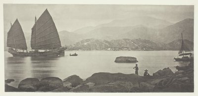 1868年頃のCanton Trading Junk。 作： John Thomson