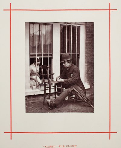ピエロのキャニー、1877年。 作： John Thomson