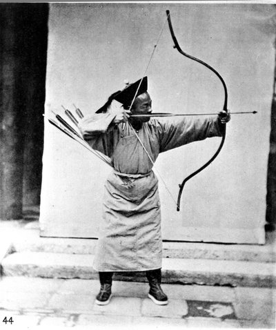 中国、アーチャー、1870年頃（写真 作： John Thomson