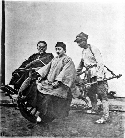 中国、人力車 1870年頃（写真） 作： John Thomson