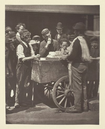 ハーフペニー アイス、1881 年。 作： John Thomson