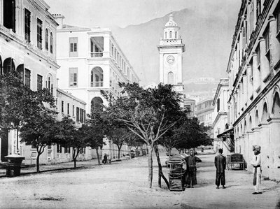 Pedder Street Clock Tower、香港、1868-71年 作： John Thomson