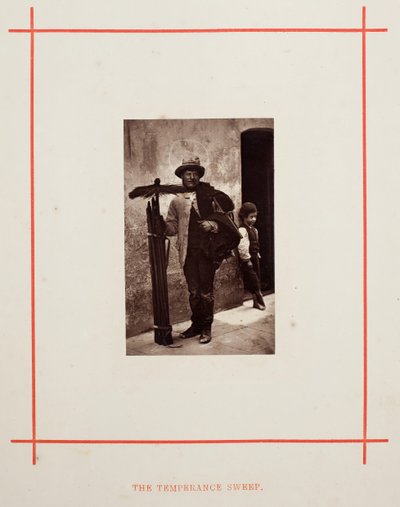 テンペランス・スイープ、1877年。 作： John Thomson