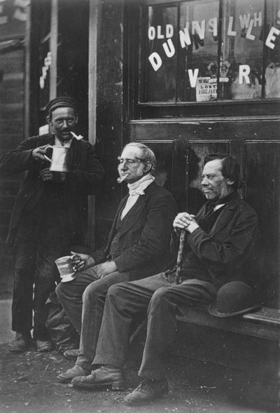 ウォールワーカー、1877年頃(白黒写真) 作： John Thomson