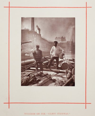 サイレント ハイウェイの労働者、1877 年。 作： John Thomson