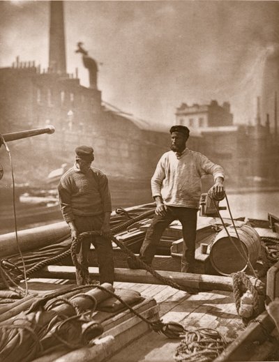 「サイレントハイウェイ」の労働者、「ロンドンのストリートライフ」、1877-78（woodburytype） 作： John Thomson