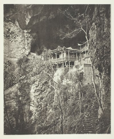 1868年頃のYuenfu Monastery。 作： John Thomson