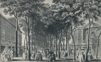 メリルボーン庭園の社会、1755年、1920年 作： John Tinney