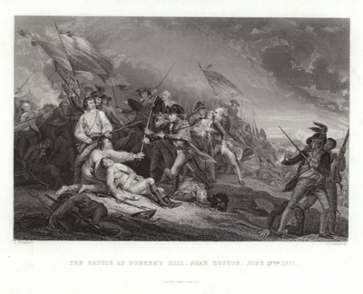 バンカーヒルの戦い 作： John Trumbull