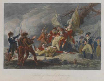 モンゴメリー将軍の死、1775年 作： John Trumbull