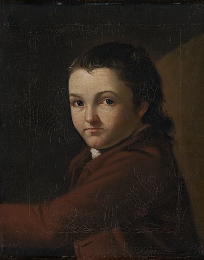 Jabez Huntington, Jr. (アーティストの甥) (1767-1848), B.A. 1784年 作： John Trumbull