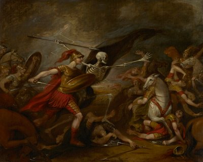 アイの戦いでのジョシュア - 死の参加 作： John Trumbull
